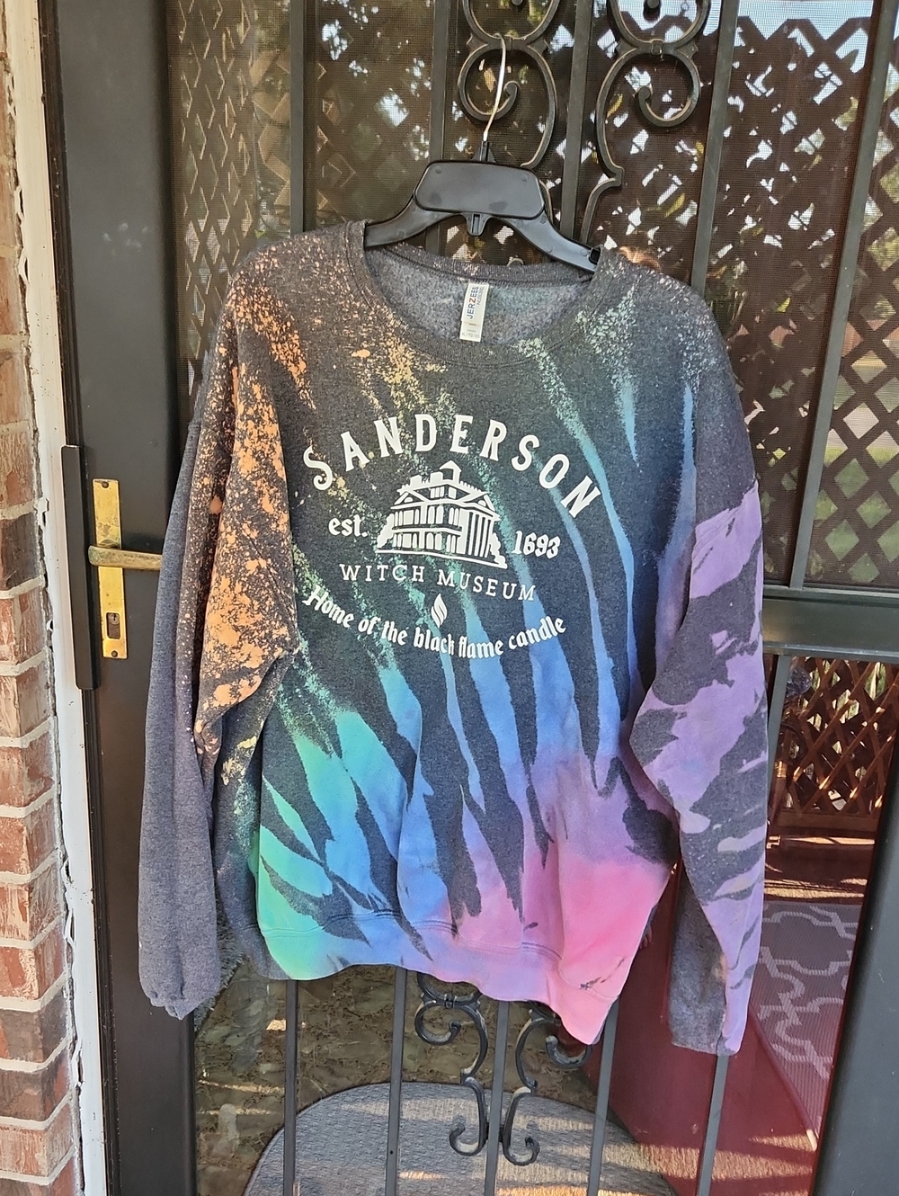 Witch Museum Tie-Dye Crewneck Sweatshirt - Multicolor